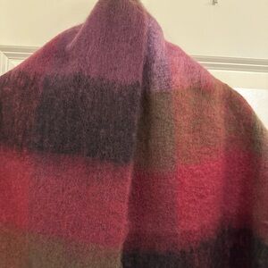 Steve Madden Multicolor Plaid Scarf